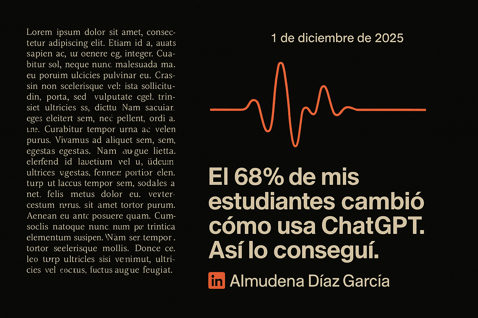 El 68% de mis estudiantes cambió cómo usa ChatGPT. Así lo conseguí.